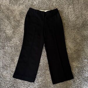 Lafayette 148 New York Black Wide-Leg Pants